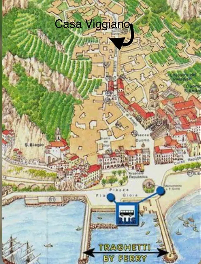 Apartamento Casa Viggiano In The Heart Of Amalfi 0*,